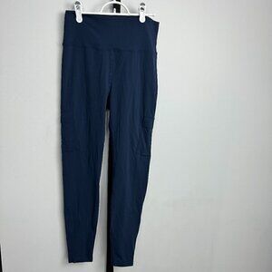 EUC - Zyia Dark Blue Cargo Leggings - Size 6-8 (2 pairs)
